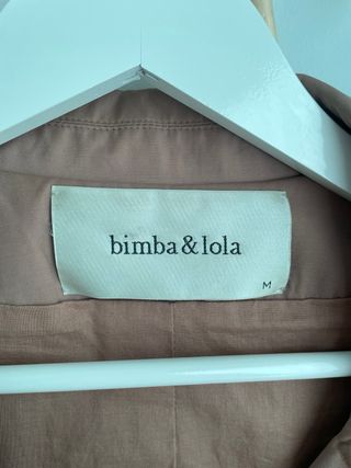 Gabardina Bimba y Lola Marrón Talla M