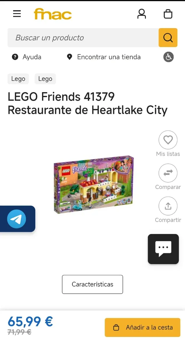 LEGO Friends Restaurante Heartlake 41379