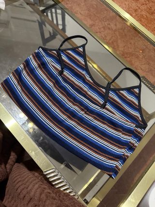 Top de tirantes SHEIN rayas Talla M