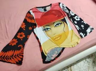 Maglietta manica lunga cotone donna