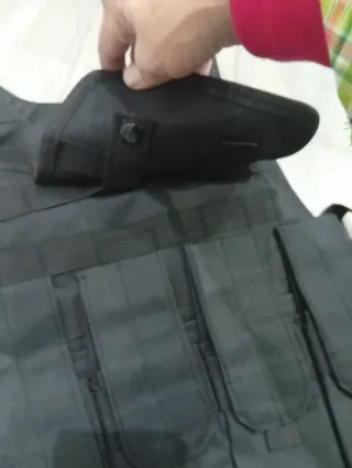 Chaleco táctico paintball negro