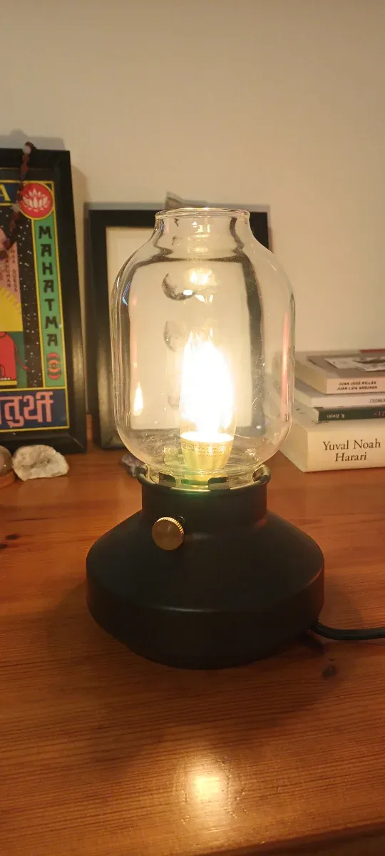 Lámpara Tarnaby Ikea Negra Transparente