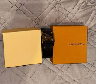 Cinturone Louis Vuitton Nero e Oro