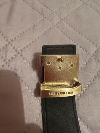 Cinturone Louis Vuitton Nero e Oro
