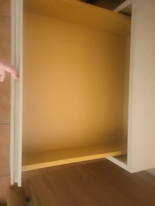 Cajonera de madera 4 cajones, pintada a mano