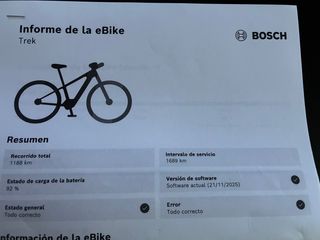 Trek Rail 9.9 CX-R Motor Bosch CX-Race 1184 Kms