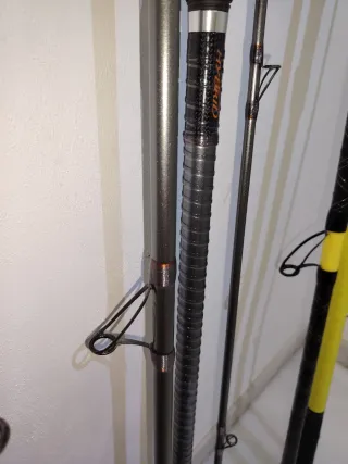 Lote cañas surfcasting encufables