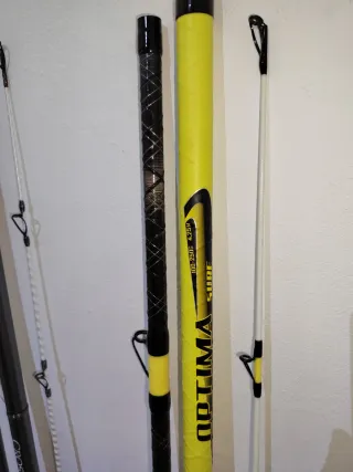 Lote cañas surfcasting encufables