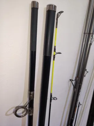 Lote cañas surfcasting encufables