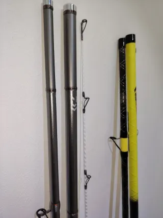 Lote cañas surfcasting encufables