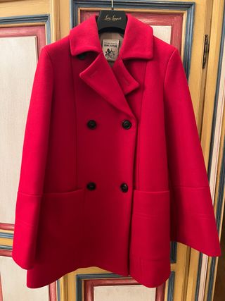 Caban Svasato Semicouture Rosso Taglia S