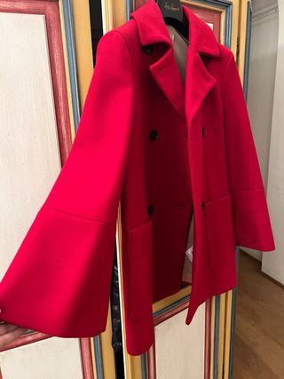 Caban Svasato Semicouture Rosso Taglia S