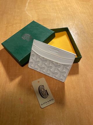 Tarjetero Goyard Blanco