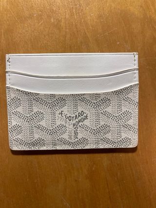 Tarjetero Goyard Blanco