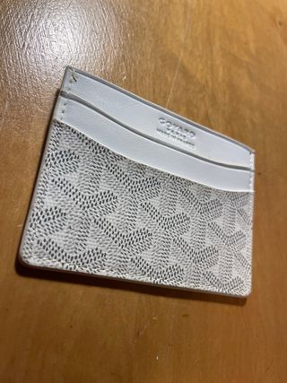 Tarjetero Goyard Blanco