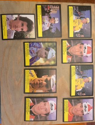 Colección cromos ciclismo Indurain, Lemond, etc.