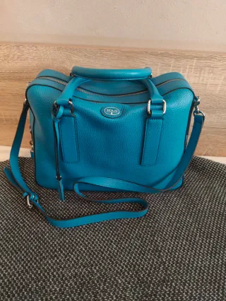 Bolso Tous Azul Turquesa Piel