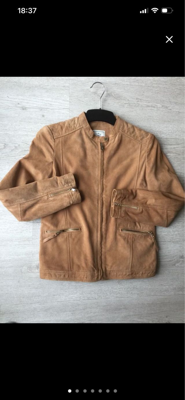 Chaqueta piel Massimo Dutti 11-12 años