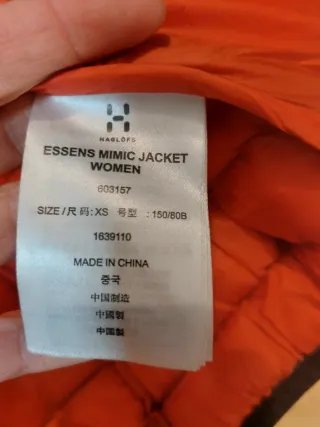 Plumas Haglofs Mujer