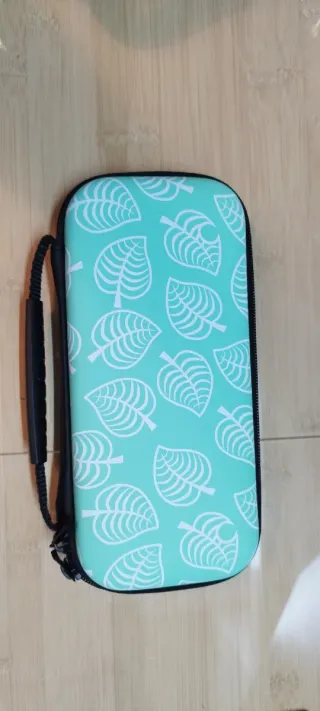 Custodia Nintendo Switch Lite con design foglie