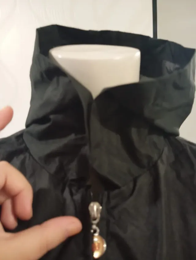 Cortavientos unisex negro Talla S