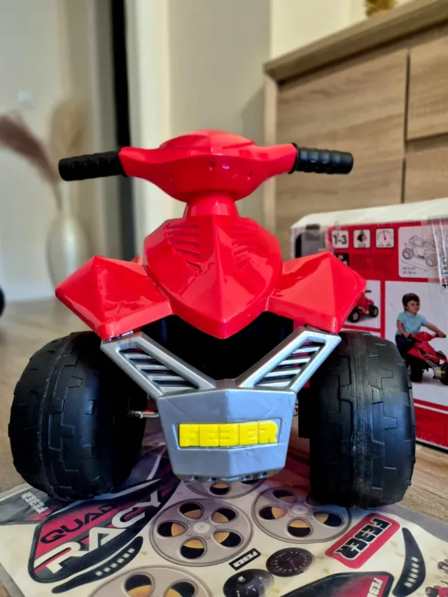 Quad a batería rojo infantil