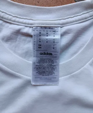 Camiseta Adidas Blanca