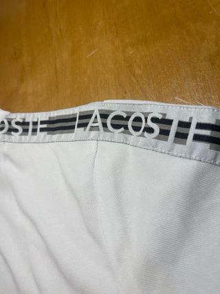 Camiseta Lacoste Blanca Deportiva