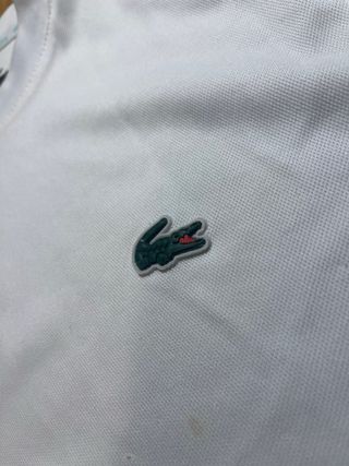 Camiseta Lacoste Blanca Deportiva