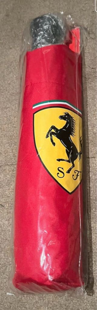 Paraguas plegable Ferrari Rojo