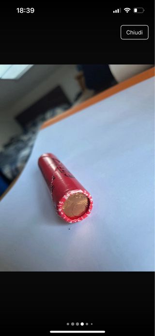 Rotolino 5 centesimi Grecia 2002