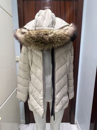 Chaqueta larga plumífero talla XL