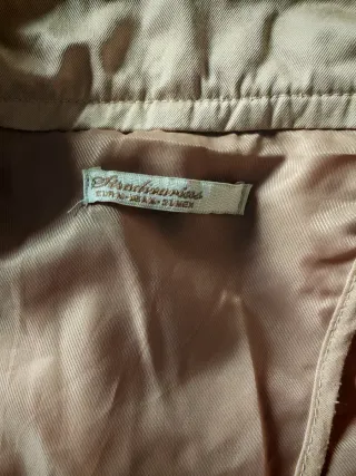 Gabardina Stradivarius Beige Talla M