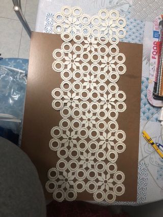 Tappeti di cotone all'uncinetto fatti a mano