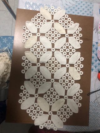 Tappeti di cotone all'uncinetto fatti a mano