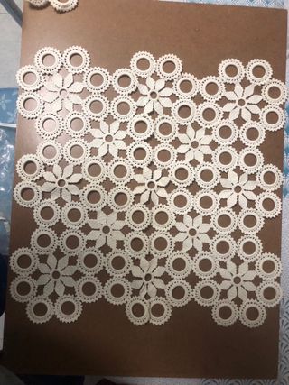 Tappeti di cotone all'uncinetto fatti a mano