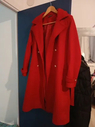 Abrigo marinero rojo T.U. New Collection