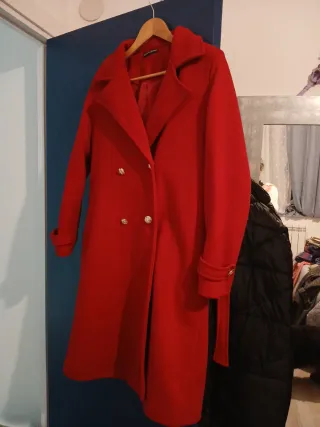 Abrigo marinero rojo T.U. New Collection