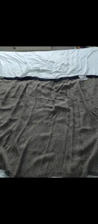 Falda larga estampada cruzada