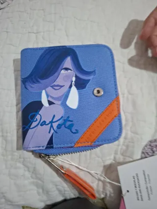 Cartera Jordi Labanda azul nueva, modelo Dakota.