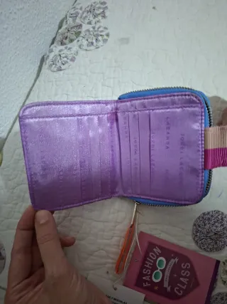 Cartera Jordi Labanda azul nueva, modelo Dakota.