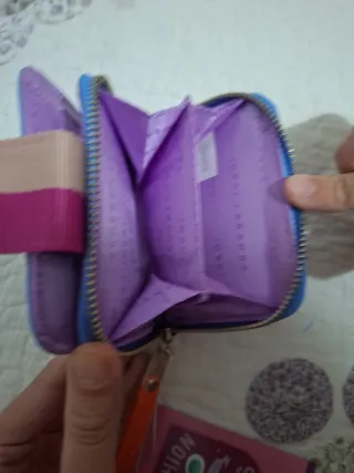 Cartera Jordi Labanda azul nueva, modelo Dakota.