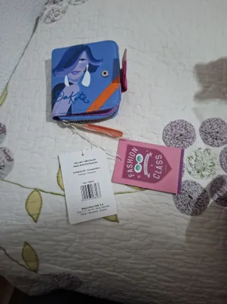 Cartera Jordi Labanda azul nueva, modelo Dakota.