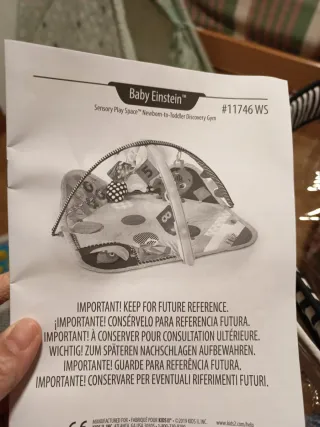 Manta de actividades para bebé