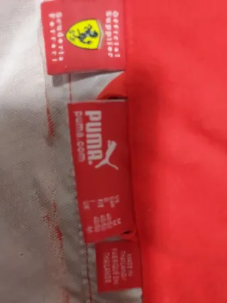 Chaqueta Ferrari Roja y Blanca