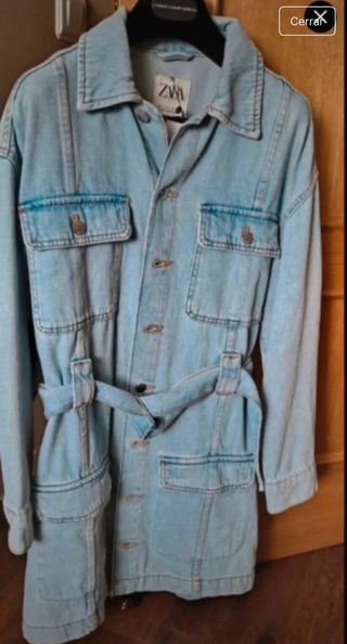 Vestido vaquero Zara Talla S