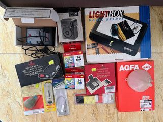 Lote Fotografia Analogica Vintage: Agfa, Canon