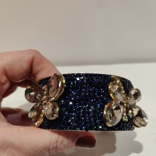 Braccialetto Airoldi con farfalle e strass