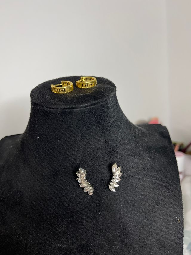 Pack 2 pares pendientes