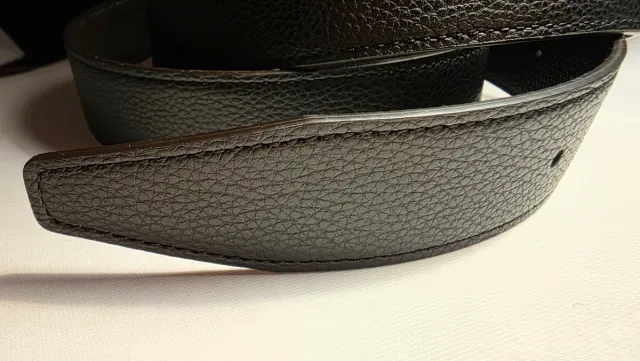 Cinturón Montblanc Cuero Negro/Marrón Reversible